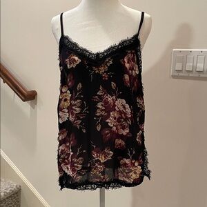 Bar III Black Lace Camisole